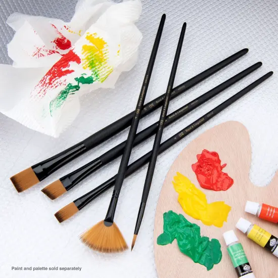 RSET-4309 | Essentials&trade; 5pc Gold Taklon Variety Brush Set 4309 {5}