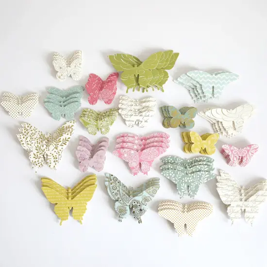Paper Butterfly Embellishments {2}
