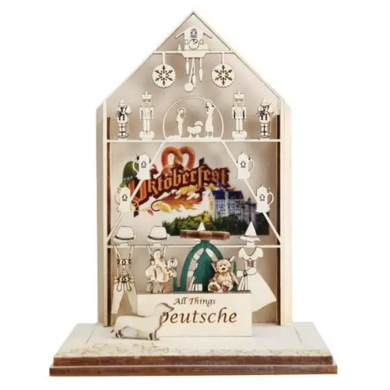 Ginger Cottages 5.25 In All Things German Tree Ornament , Secret Gingerman Yellow {2}