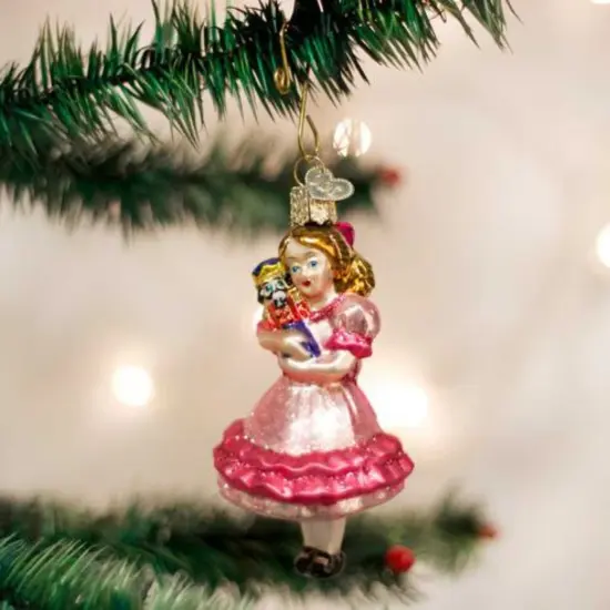 Old World Christmas 4.25 In Clara / Nutcracker Christmas Tree Ornament , Ballet Christmas Pink {3}
