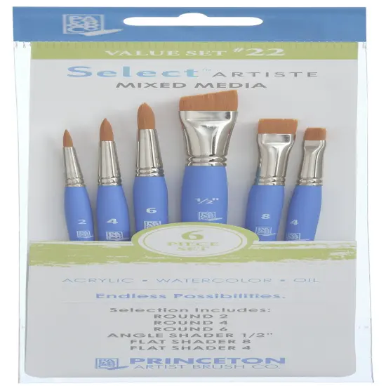 Princeton Select Brush Set 6/Pkg-SELECT BRUSH SET 22 {1}