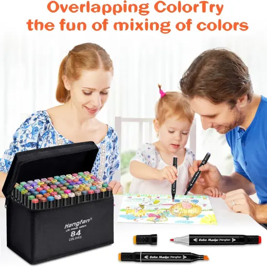 4 Colors Dual Tip Coloring Markers {5}