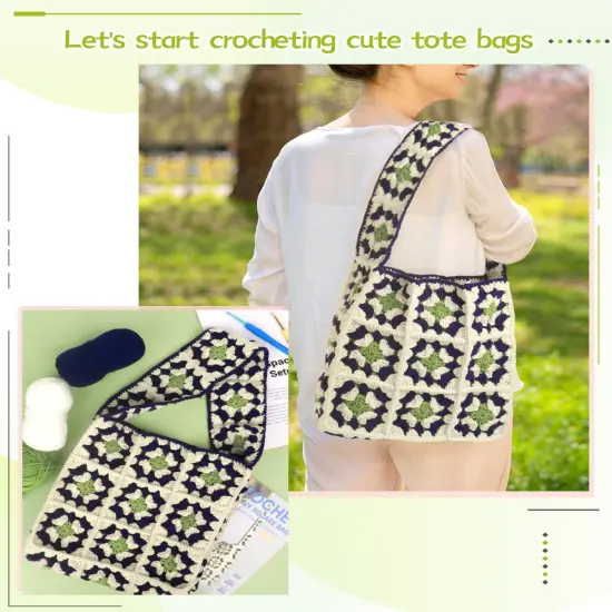 Crochet Kit for Beginners-Beginners Crochet Bag {6}