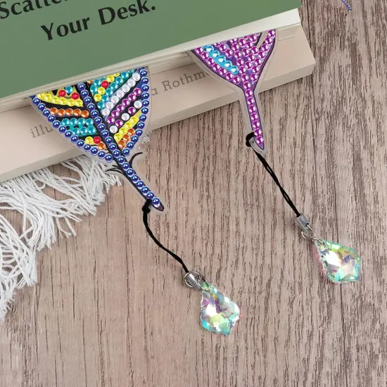 6 Pack Diamond Painting Bookmarks Kits for Read {3}