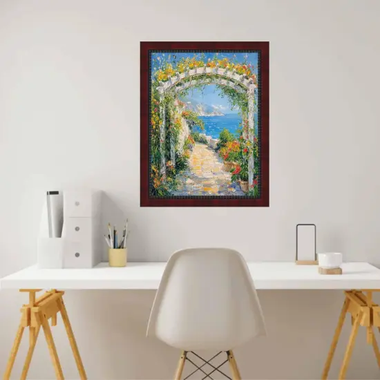 Diploma Mahogany With Black Lip Picture Frame 17x25 frame {2}