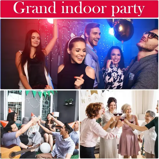 100 Pcs Red White Blue Latex Balloons 15.7 Inch Colorful Round Balloons for 4th of July Decorations Independence Day Patriotic Wedding Birthday Party Decoration {3}