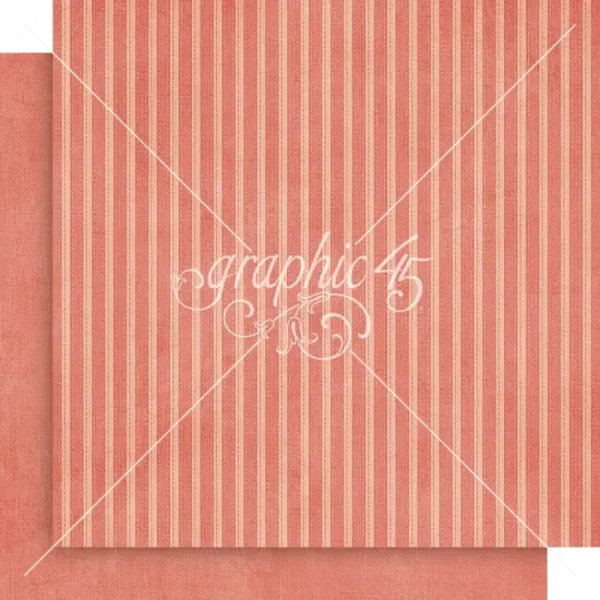 Graphic 45 Collection Pack 12"X12"-Patterns & Solids Pack, Hip Hip Hooray {4}
