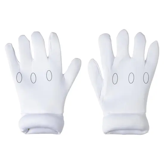Nintendo Super Mario Brothers Hands Adult Costume Gloves One Size {1}