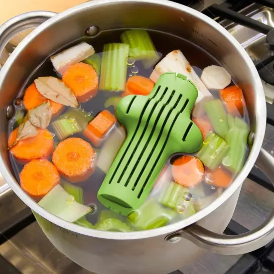 Hutzler Heat Resistant Herb Infuser - Easy Way to Add Fresh Spice & Flavor to Soup or Stock {3}