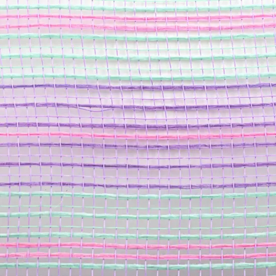 10.5" Mini Stripe Mesh Ribbon: Lavender (10 Yards) {2}