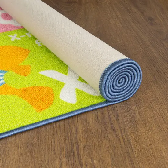 KC Cubs: Educational Rug: ABC Alphabet Animal - 3x5' Playmat - Interactive Letter Learning, Activity Area Carpet, Bedroom-Classroom, Baby-Toddler-Kid {7}