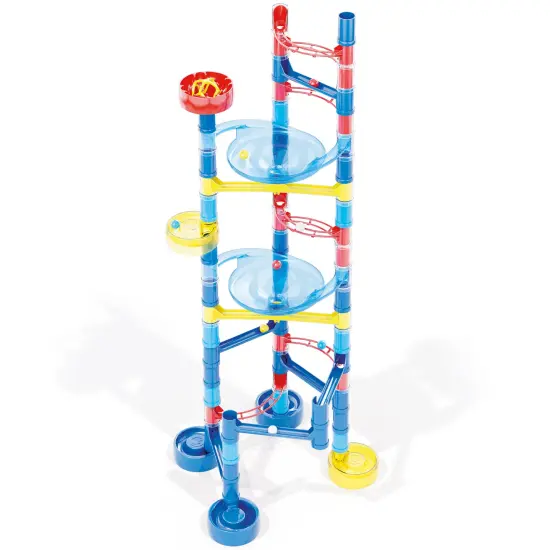 Quercetti: Migoga Run - Ocean &ndash; 93pc Marble Ball Run, Track Building Toy, Slide-Bridges-Spirals-Pipes, Colorful STEM Construction Playset, Kids 5+ {6}