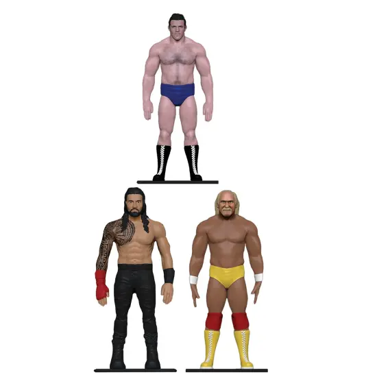 FleXfigs: WWE Icons Deluxe Pack - 6 Characters - Wrestler Articulated Action Figures, Flex It - Pose It!, Collectible Toy Miniatures, Licensed, Kid 3+ {5}