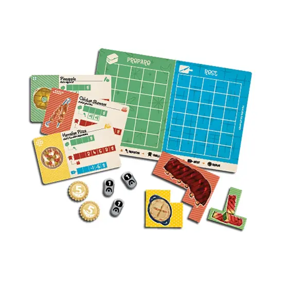 Greater Than Games | License to Grill: Premium Edition | Polyomino Placement Game | Family Placement Game {5}