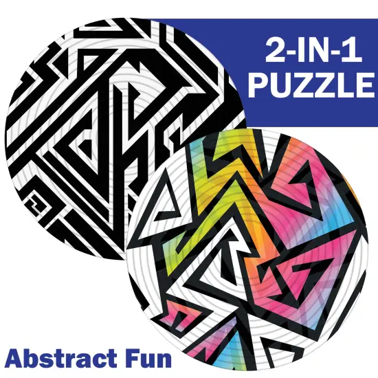 Spin Flip: Puzzle Abstract Fun - 14 Rings - 2-In-1: Double-Sided Puzzle, Spin-Flip-Solve, 360 Degress Of Puzzling, Fidget Toy, Adults & Kids Ages 8+ {3}