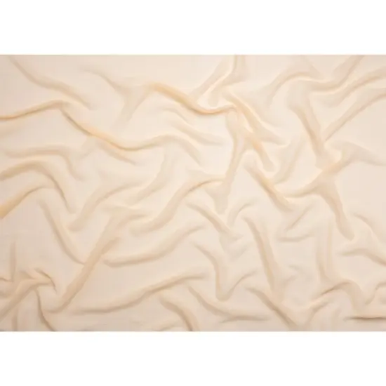 1 Yard Pale Blush Crinkled Silk Chiffon Fabric Perfect for Flowing Dresses , 43 Inches Wide {3}