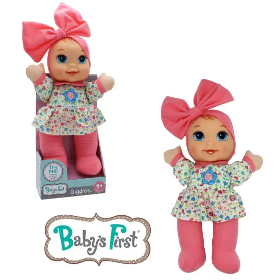 Baby's First Giggles Baby Doll Toy with Floral Top - All Ages {6}