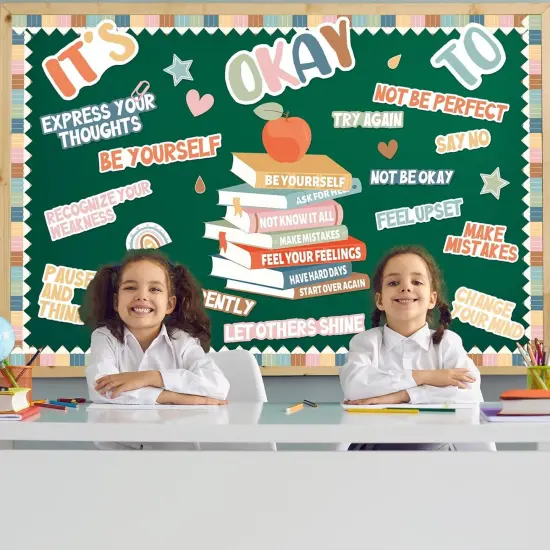 Boho Mental Health Bulletin Board Set {5}