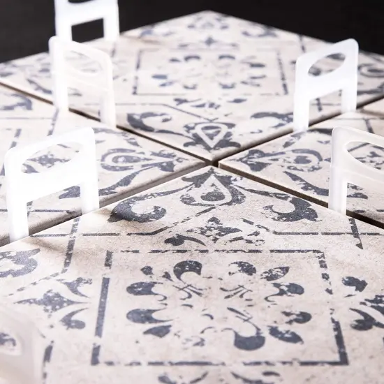 Reusable Tile Leveling System Clips (1/32 in, White, Plastic, 400 Pack) {5}