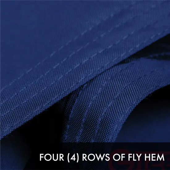 G128 3 Pack: Indiana IN State Flag | 2x3 Ft | ToughWeave Series Embroidered 300D Polyester | Embroidered Design, Indoor/Outdoor, Brass Grommets {5}