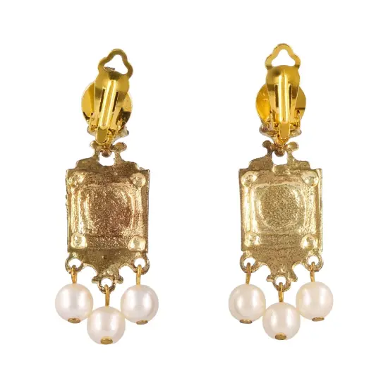 Roaring 20's Clip On Costume Earrings {4}