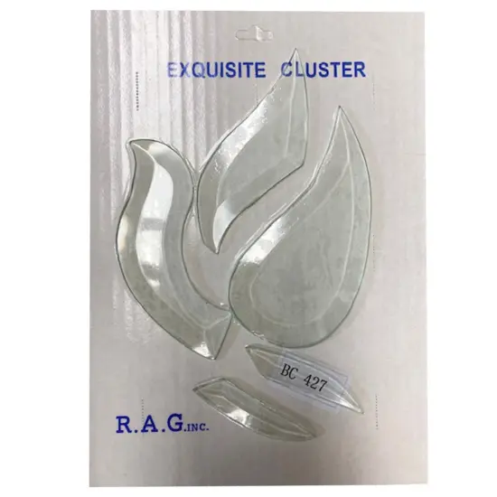 7" x 7-3/8" Clear Glass Dove Bevel Cluster BC427 {3}