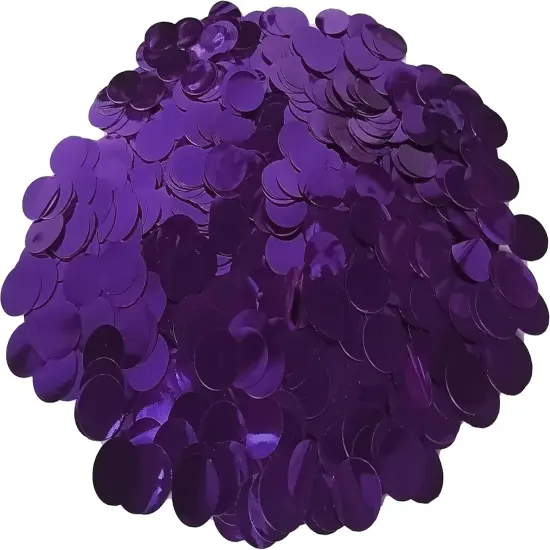 Purple - Foil Glitter Confetti Dots {4}