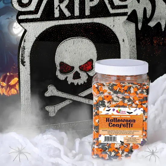 Bat, Pumpkin & Ghosts Confetti Sprinkles - Halloween Sprinkles {6}