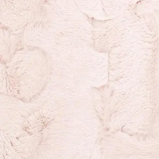 Pink Rosewater Luxe Cuddle Mirage 80" Fabric per yard {1}