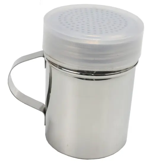 Chef Craft Stainless Steel Fine Dredge Shaker with Small Holes and Lid Default Title {1}