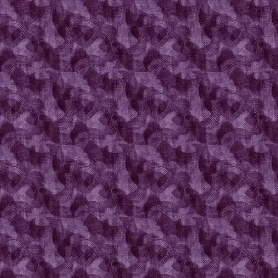 Purple Crescent Cotton Wideback Fabric per yard {1}
