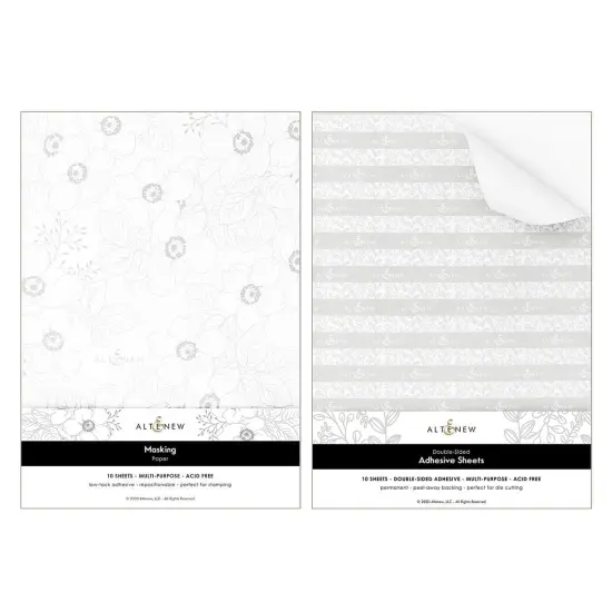 Dreamy Masking Paper and Double-Sided Adhesive Sheets Bundle {1}