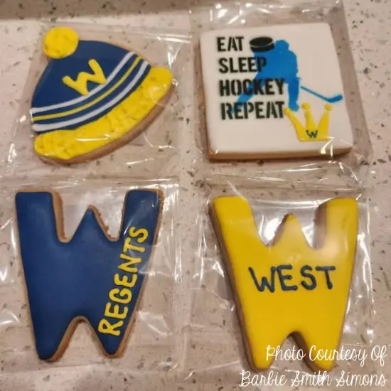 Ice Hockey Messages Cookie Stencil Set | Sports Cookie Stencil | DIY Stencil | Craft Stencil | Confection Couture | {5}