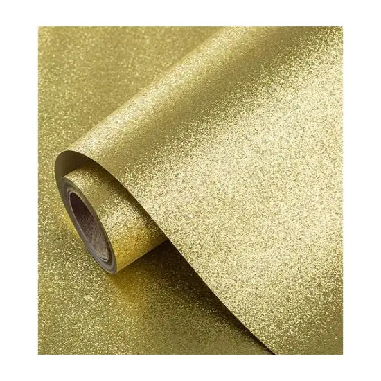 Best Creation Glitter Gift Wrap, 30 x 36-Inch Gold 2 ROLLS {3}