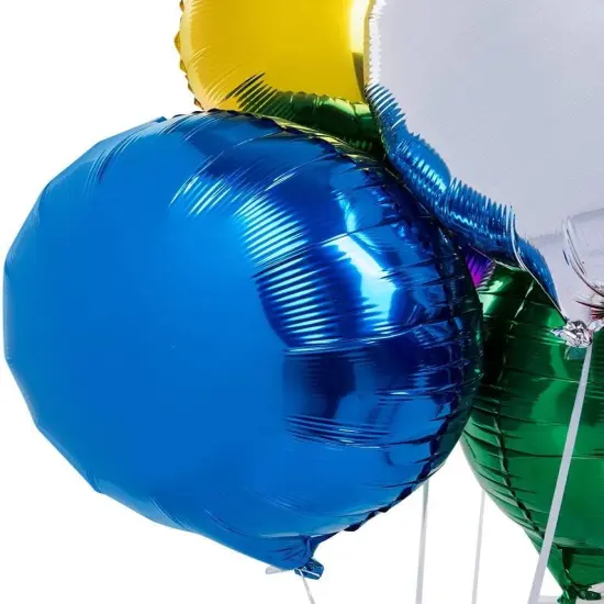 50pcs/lot Round Shape Foil Mylar Helium Balloon 18" Balloon Birthday Party Decoration Foil Balloons {3}