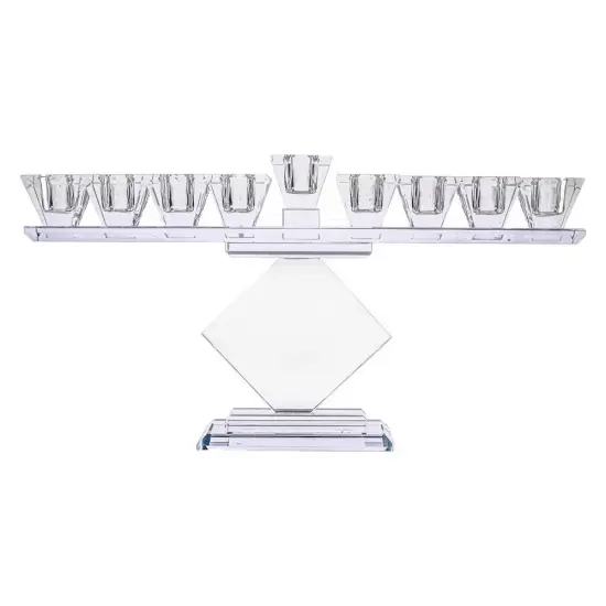 Classical Crystal Menorah By kinor Decor {1}