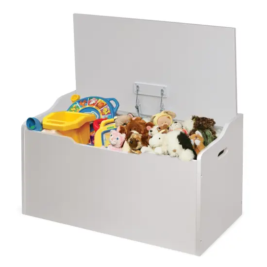Badger Basket Bench Top Toy Box White {5}