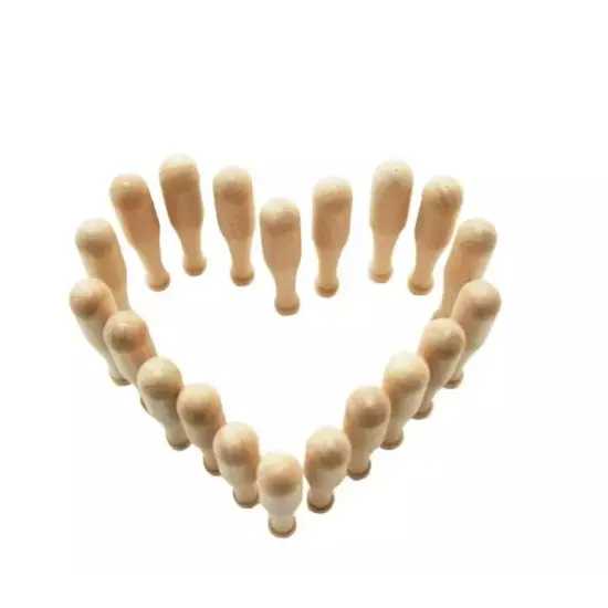 Kitcheniva 1-15/16" Miniature Baseball Bat Unfinished Wood Bat Small Craft DIY 25 Pcs {3}