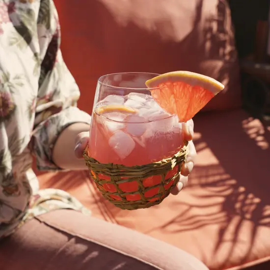 Island Stemless Wine Glass Set  {2}