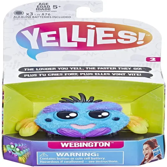 Yellies! Voice-Activated Spider Pet | Webington {3}