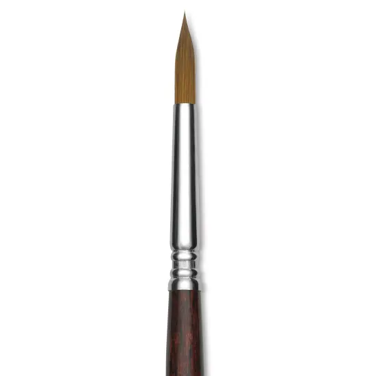 Escoda Prado Tame Synthetic Brush - Round, Short Handle, Size 8 {1}