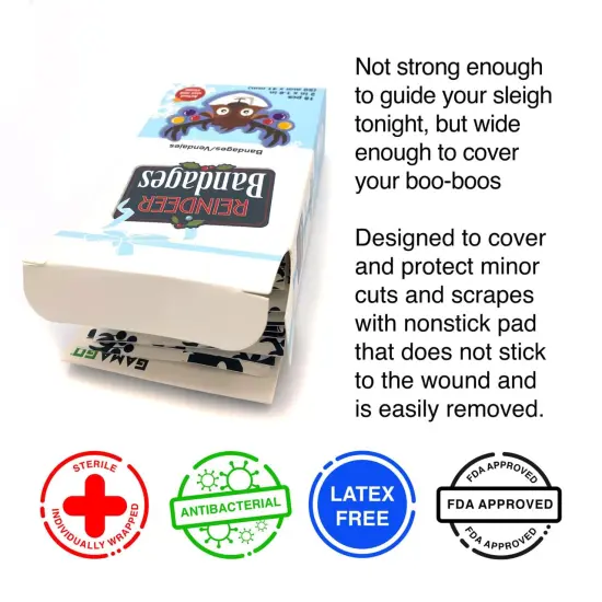 Reindeer Adhesive Bandages | Set of 18 {4}