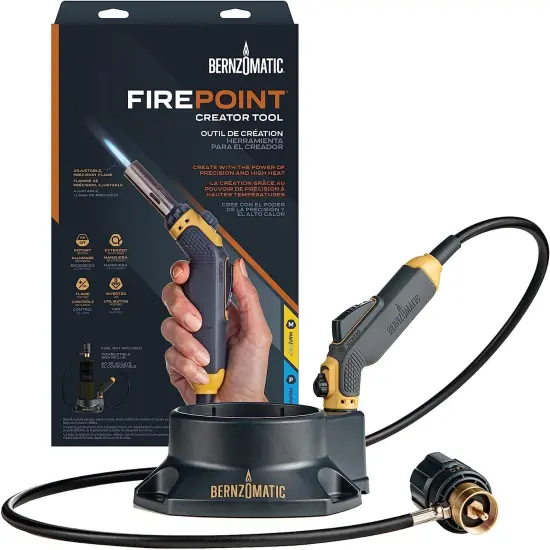 Bernzomatic FirePoint Creator Tool: Precision Flame Hand Torch for use with Bernzomatic MAP-Pro or Propane Fuel (FirePoint Tool) {1}