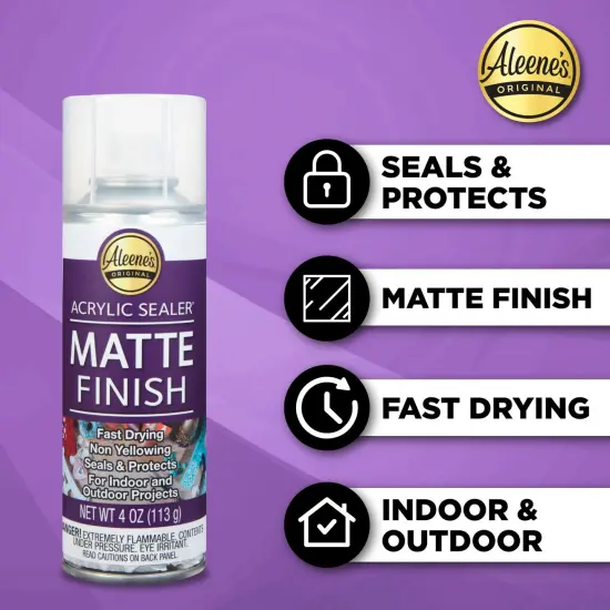 Aleene''s Spray Acrylic Sealer Assorted Finishes 4 oz. 3 Pack {3}