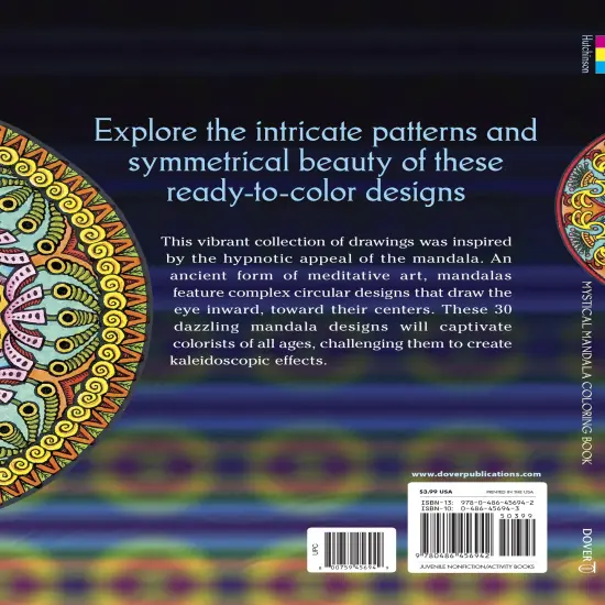 Mystical Mandala Coloring Book-Softcover {3}