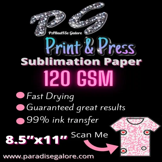 Sublimation PAPER (100 Sheets) 3 SIZES AVAILABLE {5}