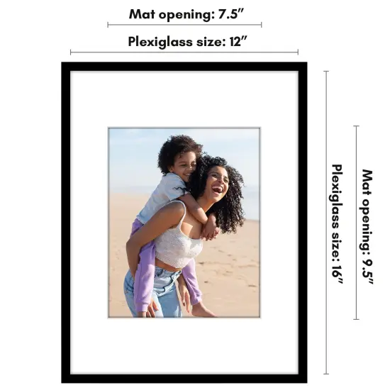 Americanflat Poster Frame With Mat - Perfect for Photos and Artwork {2}