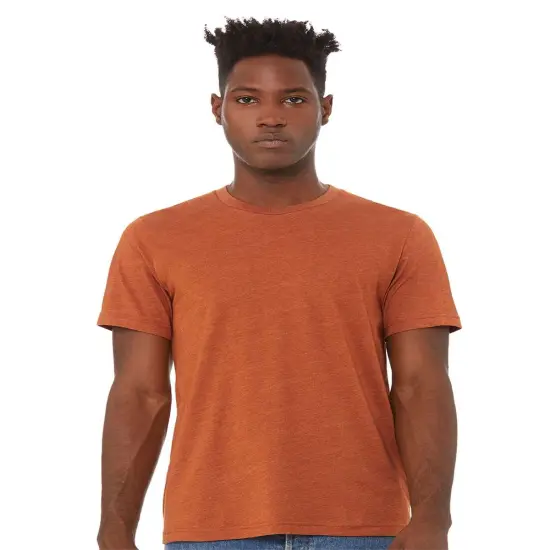 BELLA + CANVAS&reg; CVC Soft Touch Tee Heather cement {4}