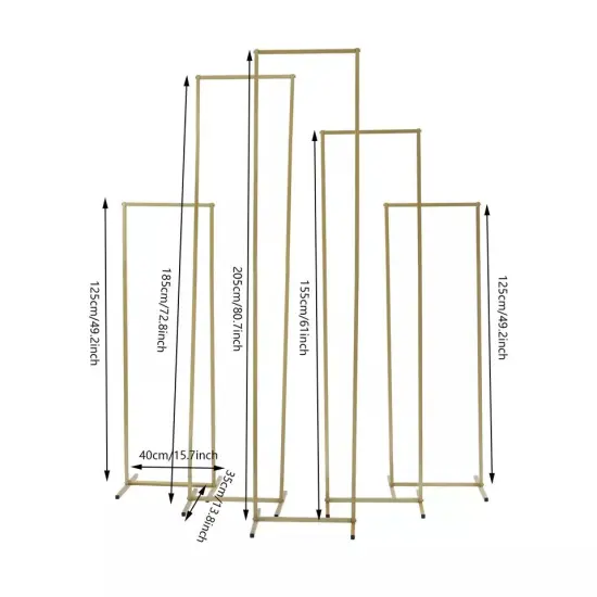 5* Wedding Stand Party Plants Display Outdoors Garden Patio Multi-height Design {5}