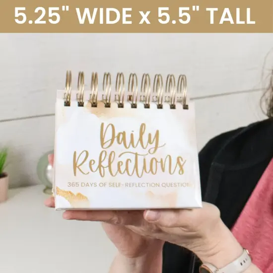 bloom daily planners Inspirational Perpetual Desk Easel, Daily Reflection Questions {5}